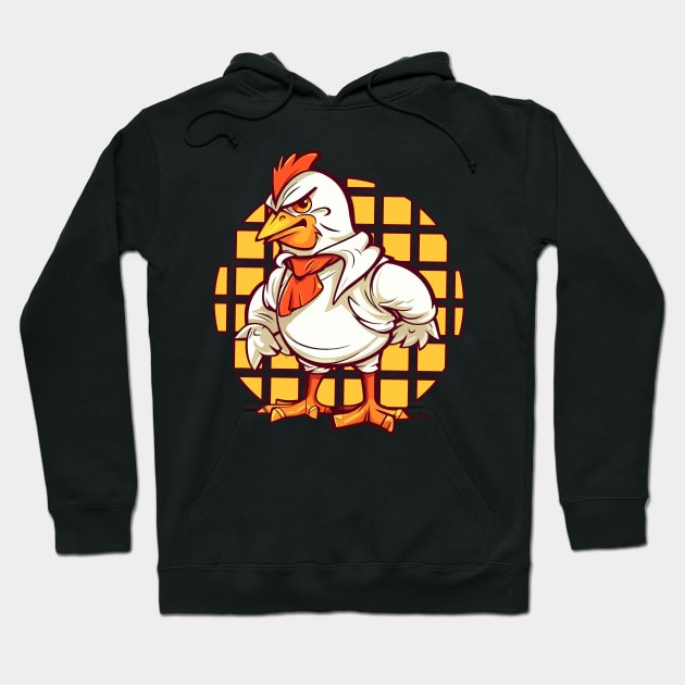 Chicken & Waffles Hoodie by AwwfullyNice